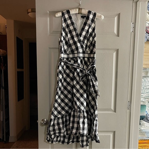 J. Crew Black and White Gingham Dress - Picture 4 of 6